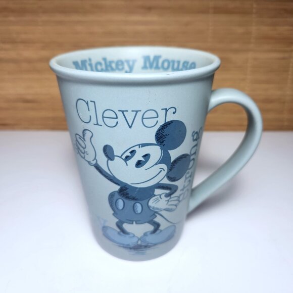 Mickey Mouse Coffee Mug Cup Clever Strong Smart Brave Walt Disney World 10 oz - Picture 2 of 9